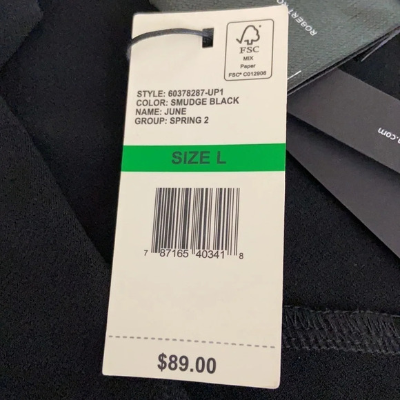 Robert Rodriguez June Dress in Smudge Black - LG - Picture 7 of 9